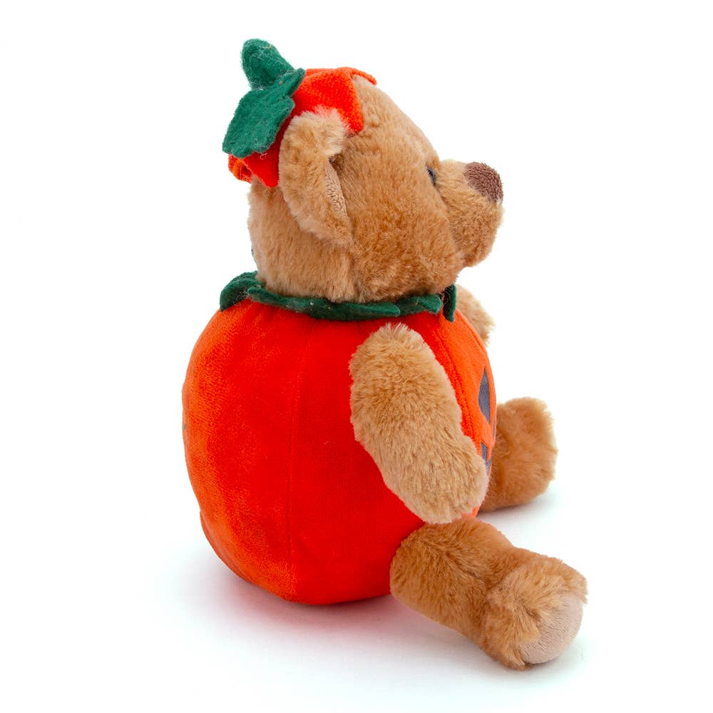 Plushland - Wholesale Stuffed/Plush Toy - Kids & Baby - Halloween Bear Stuffed Animal 9" -  Pumpkin Teddy Bear2