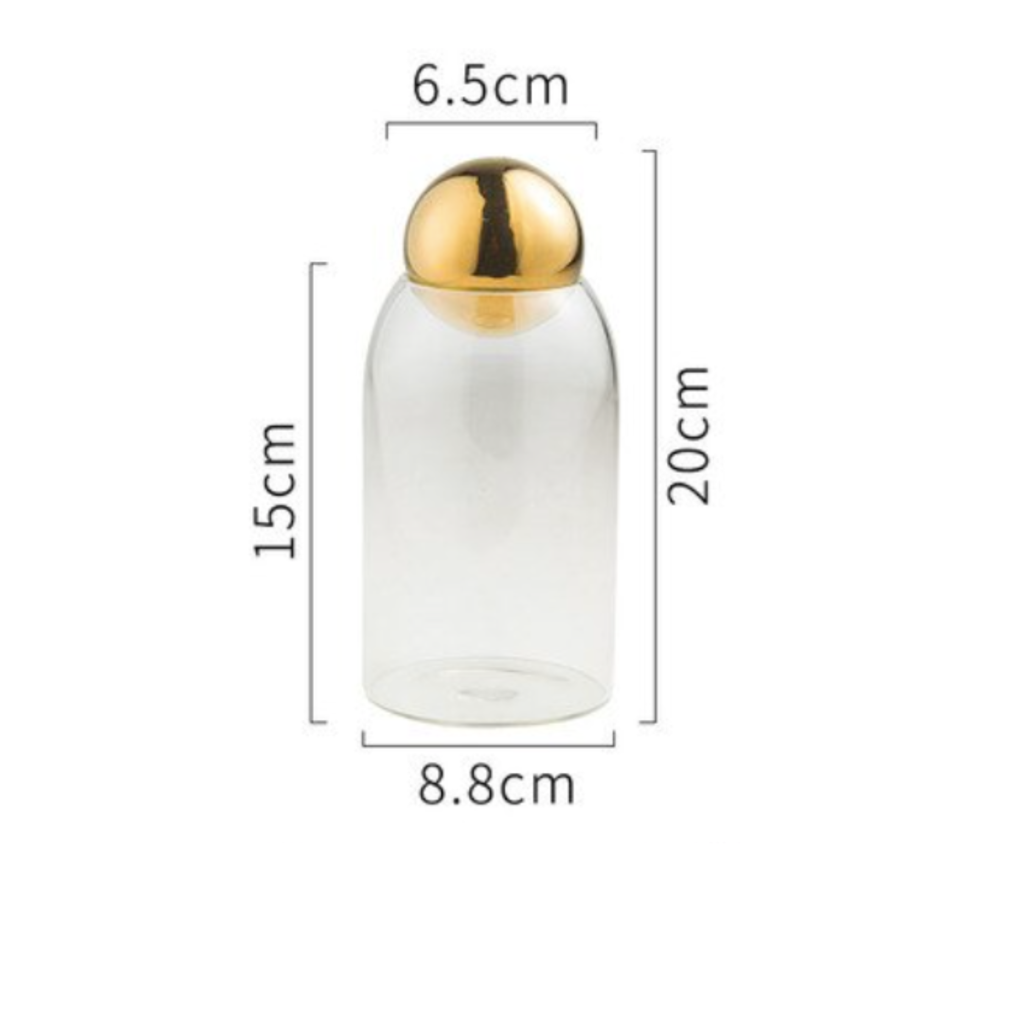 Homerely (We Cover All Import Duties) – wholesale Jar – Transparent Glass Sealed Jar2
