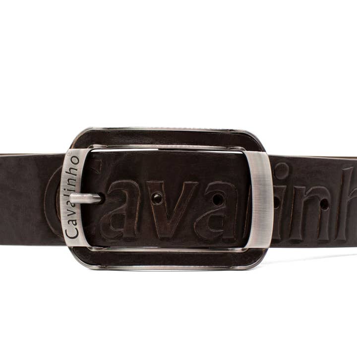 Brunt bälte för män - allergivänligt metallspänne för wholesale av Cavalinho Canada & USA