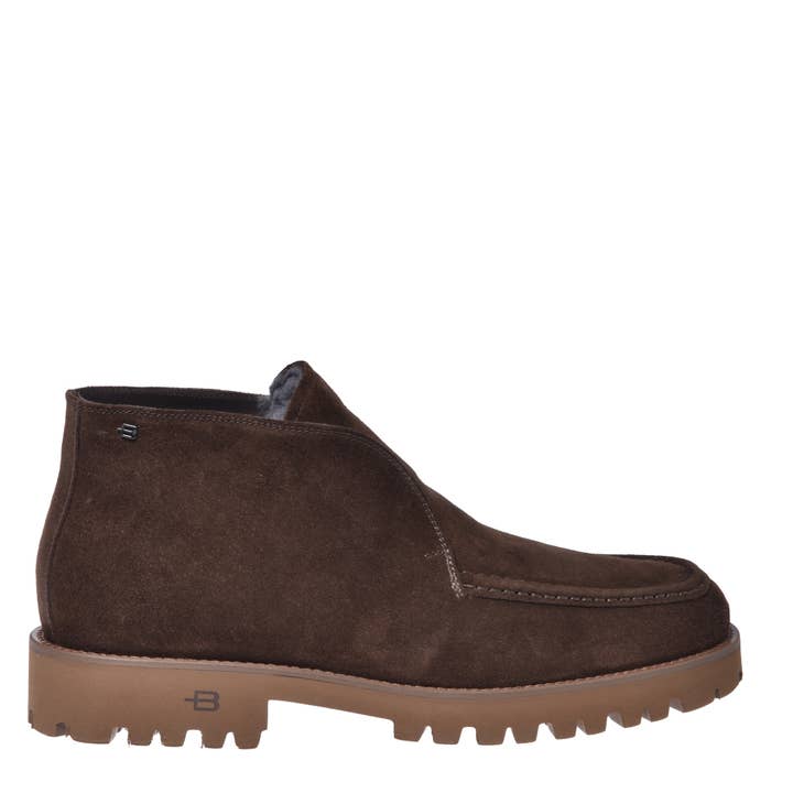 Bota Tobillera S. Ante Marrón Oscuro para venta al por mayor de Baldinini