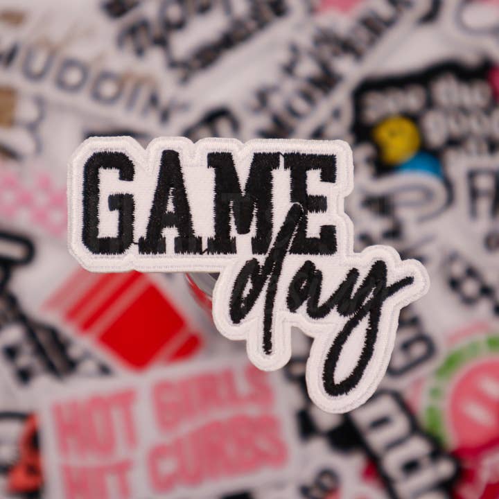 Patch GAME DAY pour la vente par Heart & Sol Design