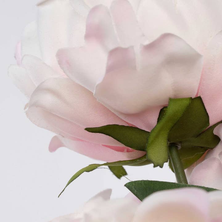 Artificial Cabbage Rose 20" - Blush for wholesale on Faire4