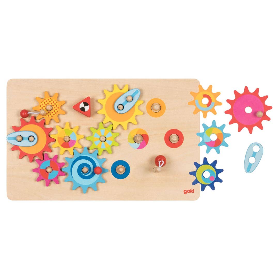 Goki America - Wholesale Wood Toy - Kids - The great cogwheel game0