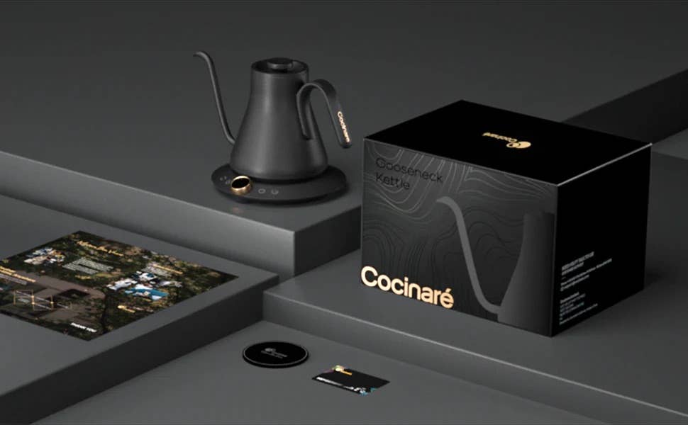 CAPTN Coffee - Vente Appareils électroménagers - Bouilloire à col de cygne Cocinare pour pour-over, 0,9 l7