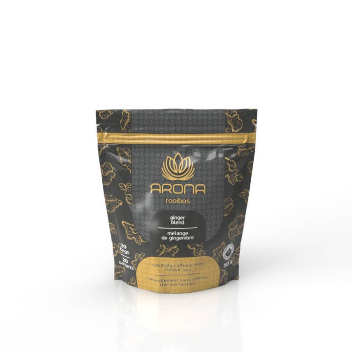 Arona Rooibos Ginger Blend (20 sachets de thé) 50g pour la vente par Arona Inc
