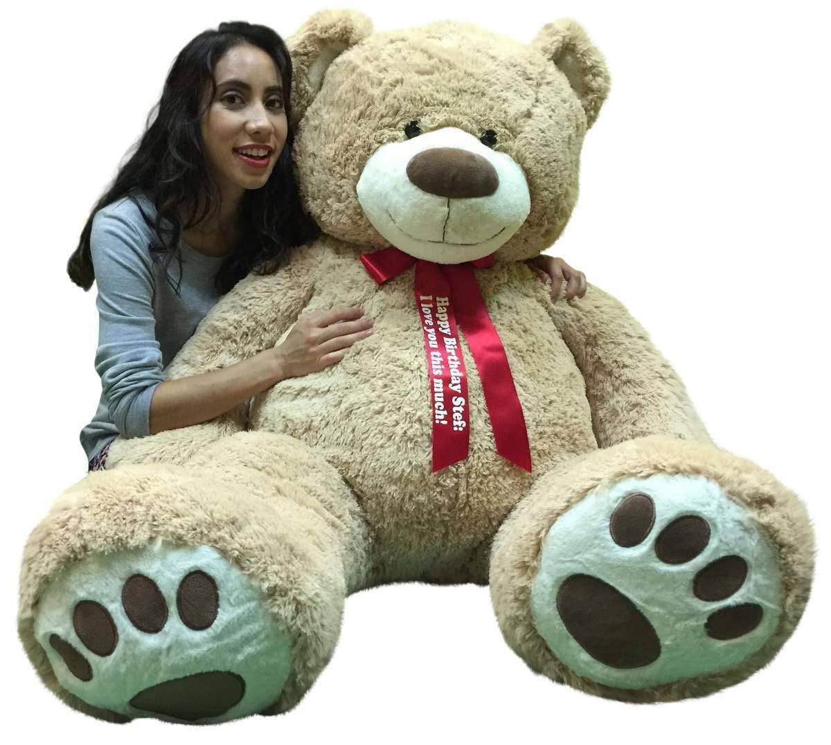 Big Plush - Wholesale Stuffed/Plush Toy - Kids & Baby - Personalized Big Plush Giant Teddy Bear Five Feet Tall