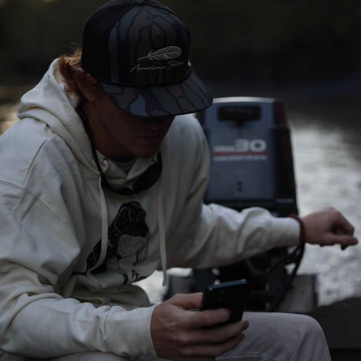 American Fetcher - Wholesale Trucker Hat - Unisex - AF Camo Rope — Feather1
