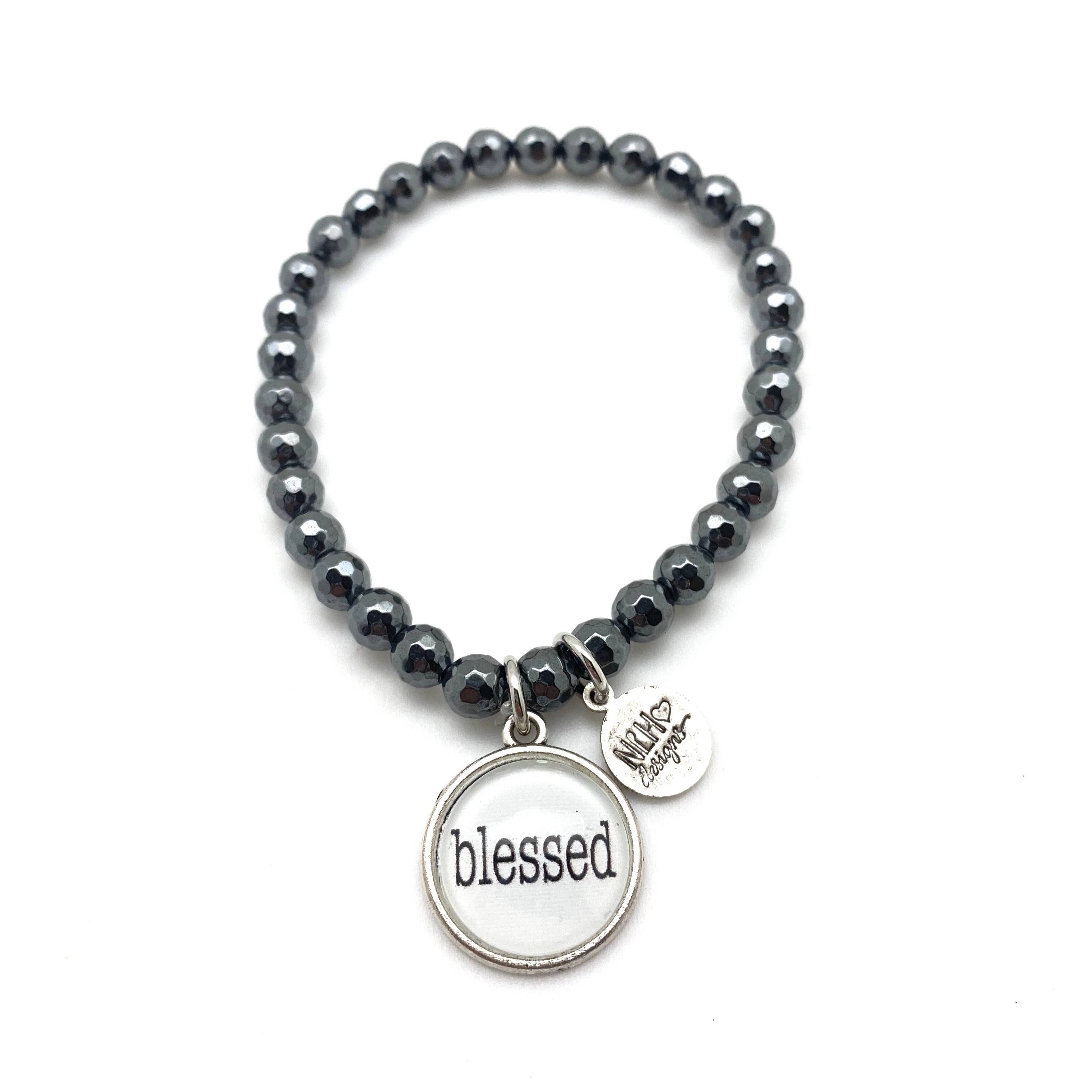 Never Lose Hope Designs - Wholesale Beaded Bracelet - Simple Sentiment Bracelet 19