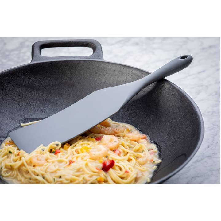 TableCraft Products Company - Wholesale Spatula/Turner - Wide Silicone Spatula Spurtle Gray4