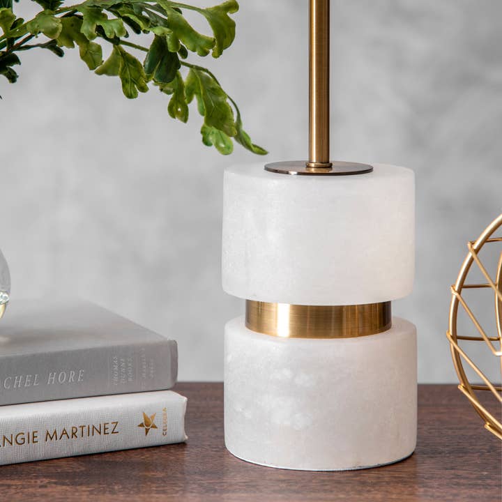 Bronze Charlotte 31" Marble Table Lamp for wholesale on Faire3