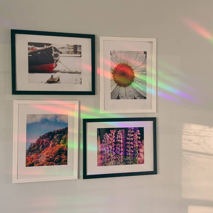 Scribbles and Doodlez - Wholesale Suncatcher - Pastel Rainbow UFO | Sun Catcher Decal2