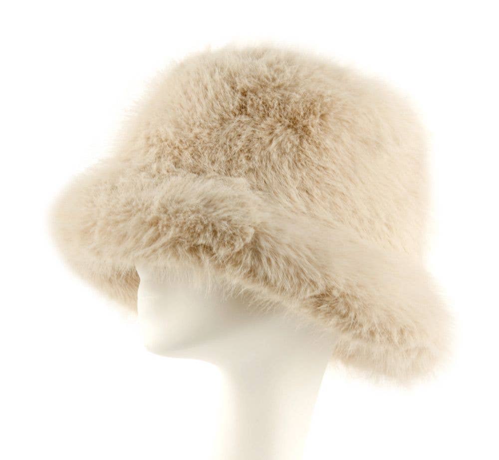 Epoch hats - Wholesale Bucket Hat - Women's - Faux Fur Bucket Hat4