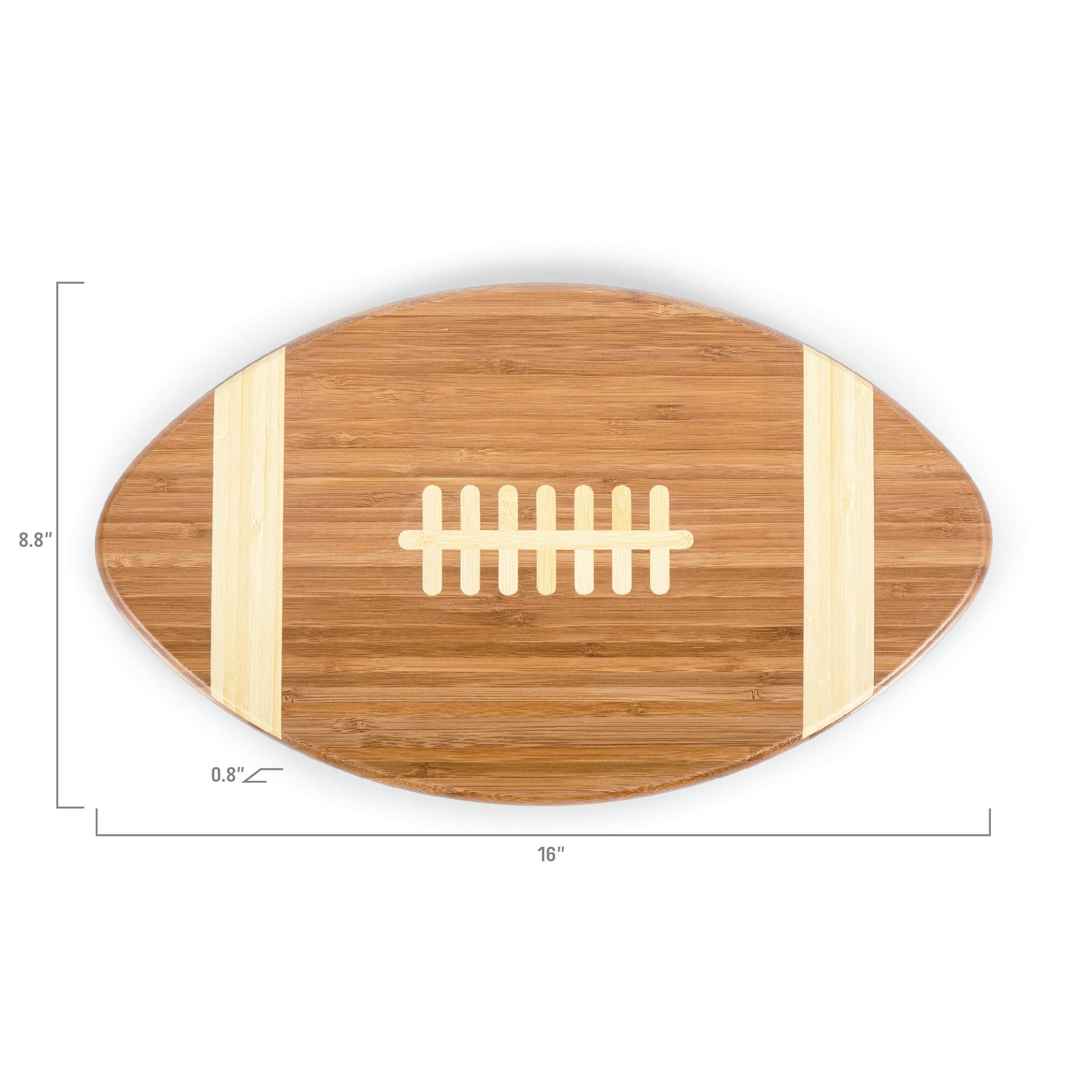 Bamboo Touchdown! Football Cheese Board - Serving Platter for wholesale on Faire9