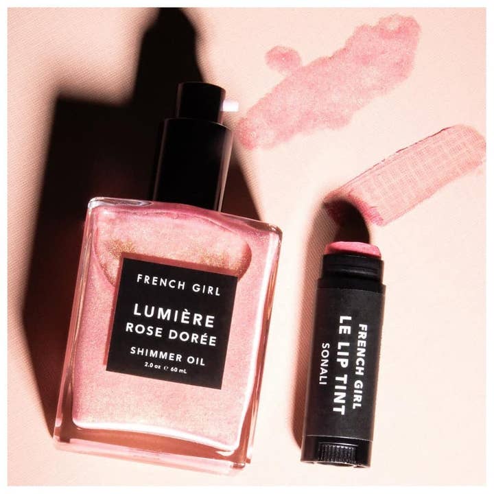 FRENCH GIRL - Wholesale Bath/body oil - Shimmer Dry Body Moisturizing Oil - Rose Gold2