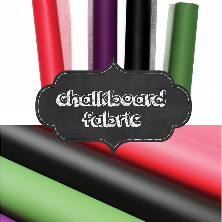 01 Svart Svarttavla Tyg - 1 Yard Cut - Svart för wholesale på Faire3