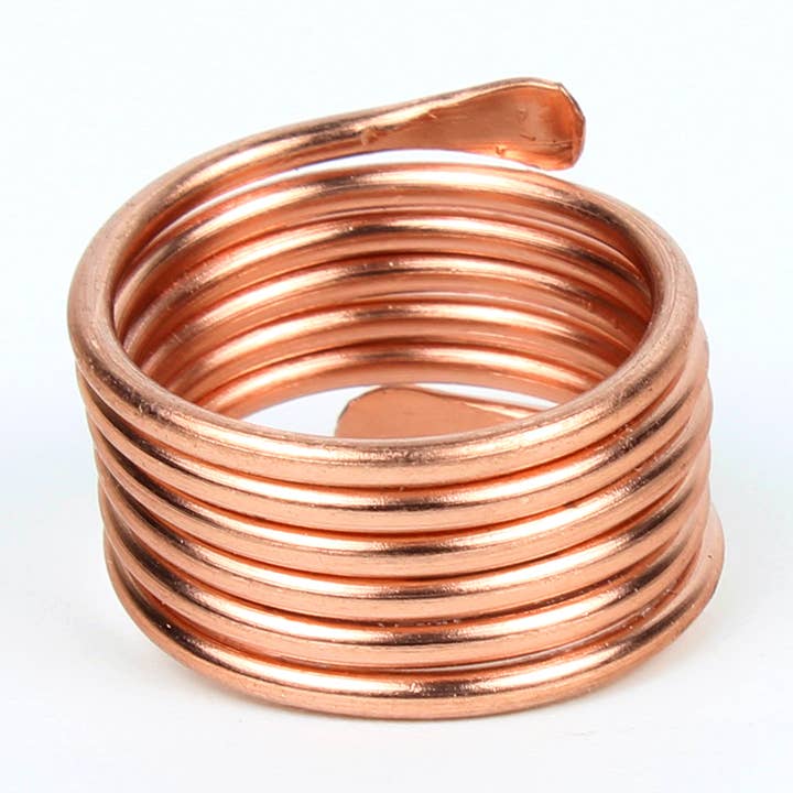 El'Cobre-Ecozonelifestyle - Wholesale Band/Stacked Ring - Copper Ring (Design 9)0
