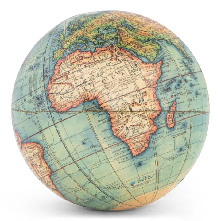 Authentic Models - Wholesale Decorative Tabletop Object - 1745 Vaugondy Globe In A Gift Box