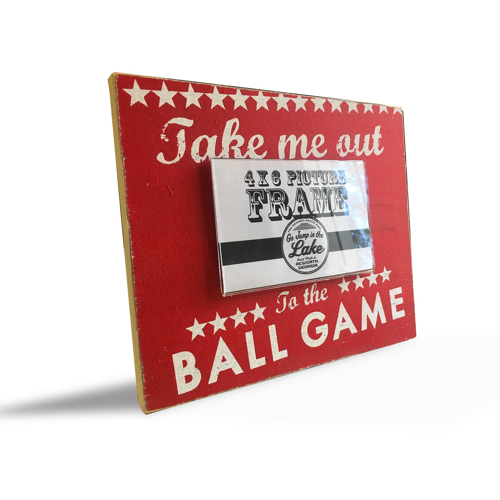 Go Jump in the Lake® - Vente Cadres photos - Cadre de baseball 4x6 - Emmène-moi au match de baseball.