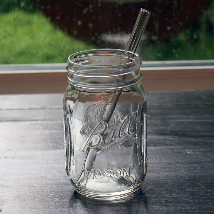 Mason Jar Lifestyle - Wholesale Drinking Straw - 8 Pack Combo Glass Straws for Mason Jars + Cleaner3