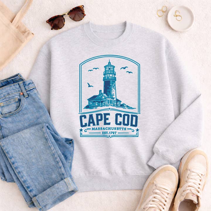 Cape Cod Sweatshirt for engroshandel hos Desert City Clothing Co.