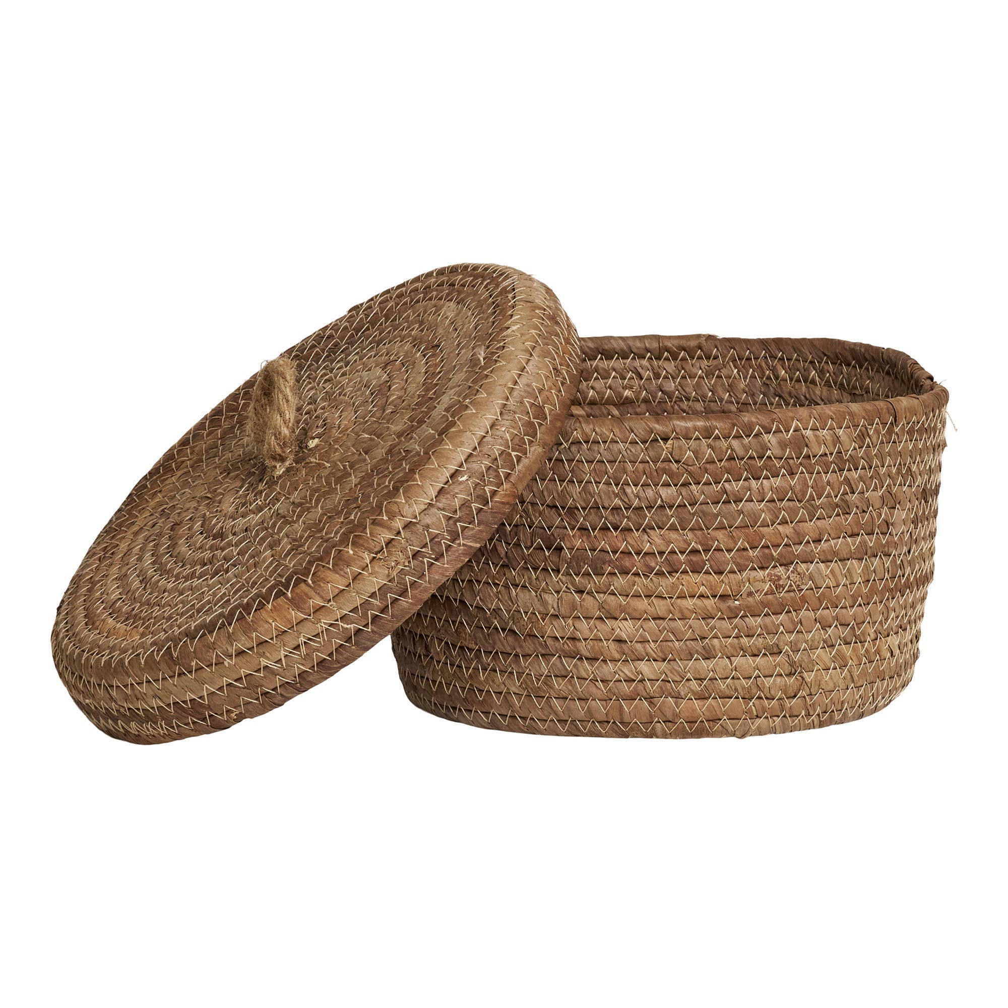 Bruin Desio - Set van 2 manden van natuurlijke bananenbladeren voor groothandel op Faire3