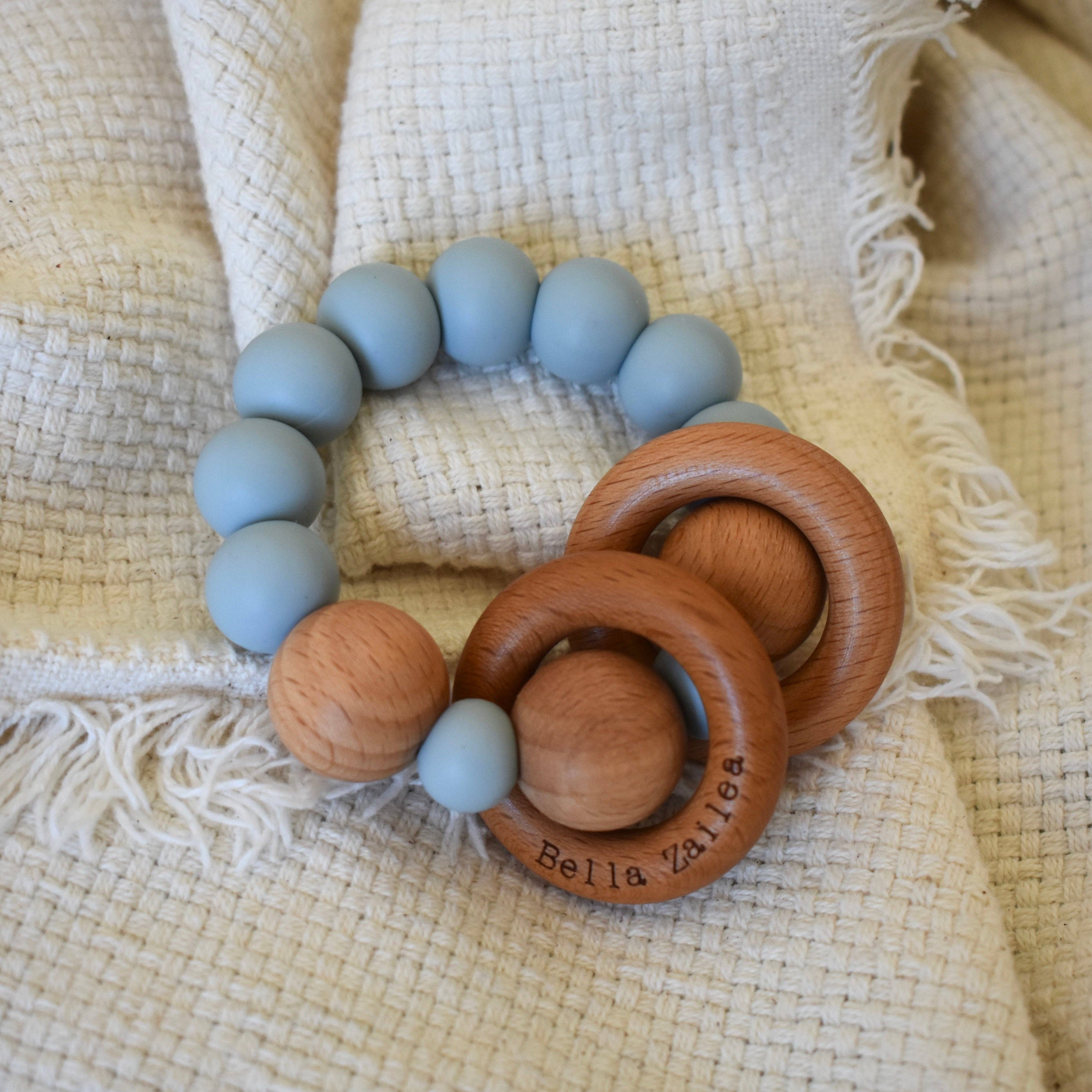 Bella Zailea - Vente Anneau de dentition sans clip – bébé - Anneau de dentition Hochet5