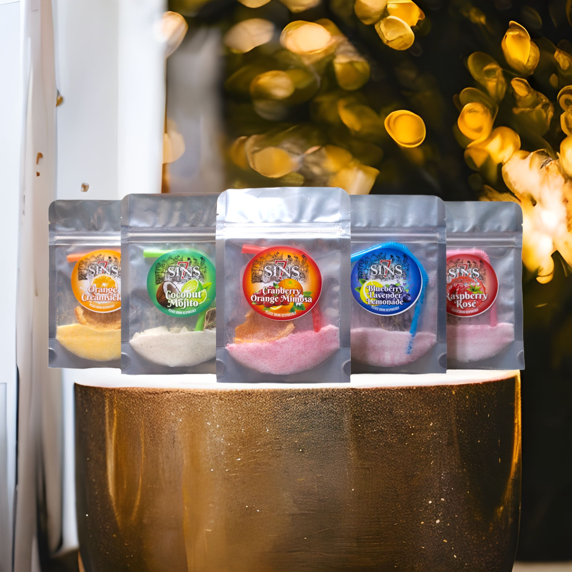 7 Sins Mixes - Wholesale Cocktail Mix/Syrup - 7Sins Single Serving Cocktail Mix6