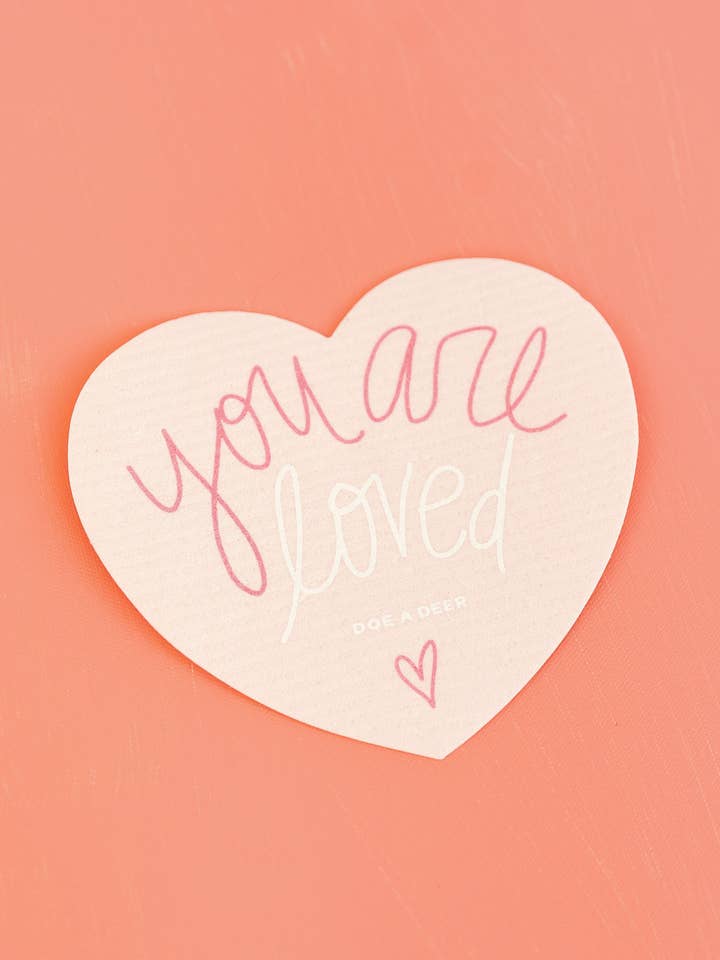 Du bist geliebt Schwedish Dishcloth für den Großhandel von Doe A Deer