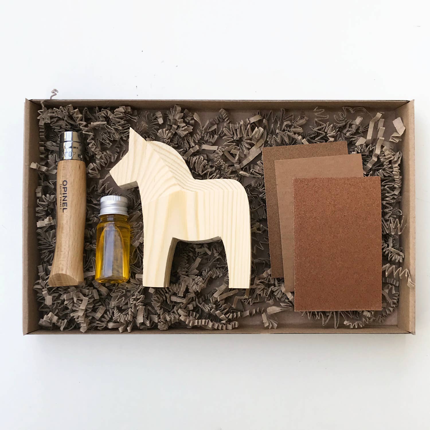 The Spoon Crank - Wholesale DIY Craft Kit - Dala Horse Wood Carving Kit1