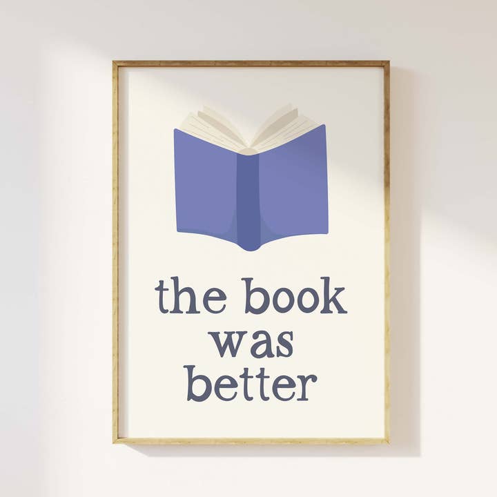 Boken var bättre tryck för wholesale av April Lane Art