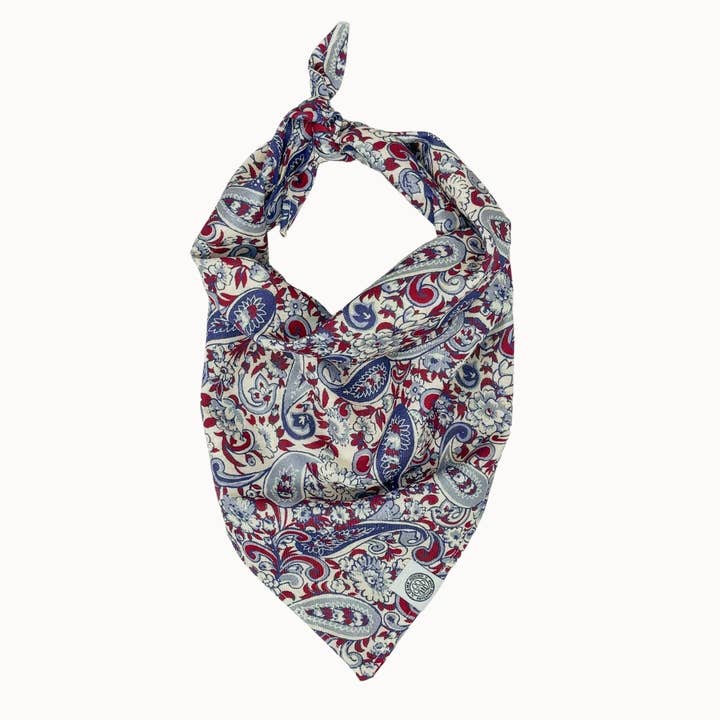 Paisley Dog Bandana | Boho Western Cotton Pet Accessory for wholesale by Camp Hound