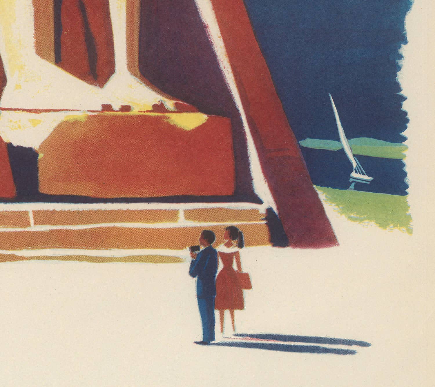 wallartgallery - Wholesale Poster - Vintage poster Abu Simbel Temple Egypt - 19603