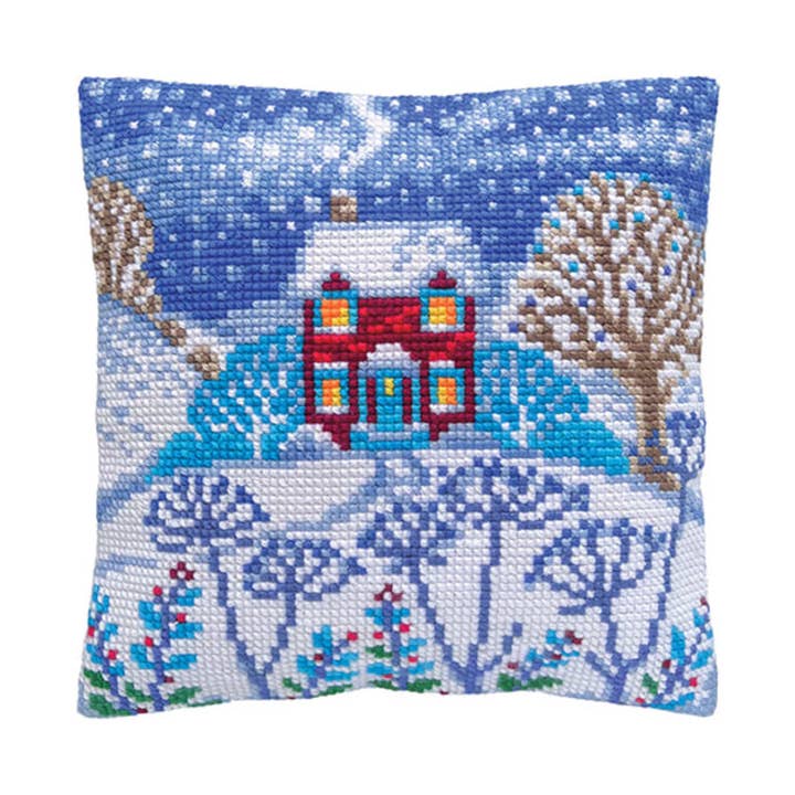 Needlepoint Pillow Kit Beautiful Winter Collection DArt 5457 for wholesale by RTO&Collection D'Art (RTO Baltic OU)