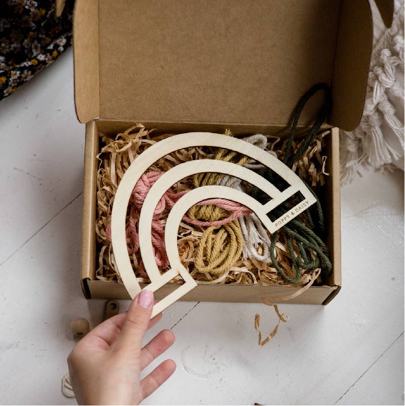 Poppy & Daisy Designs - Wholesale DIY Craft Kit - Kids - Macrame Rainbow11