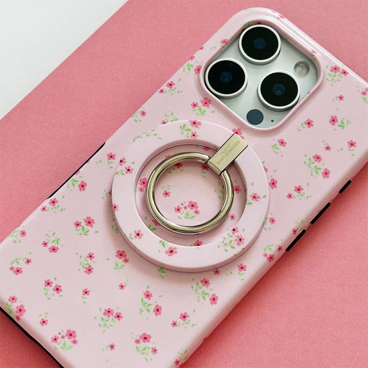 MAGSAFE® Phone Ring - Ditsy Floral Pink for wholesale by Coconut Lane