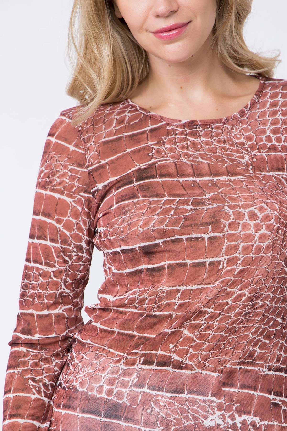 VOCAL – wholesale Blouse – Women’s – Animal Print Power Mesh Top7