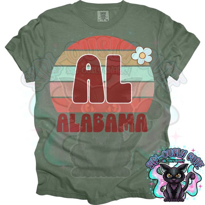 Retro Sunset States Flower - All 50 States for wholesale by Siri-Ously Cute