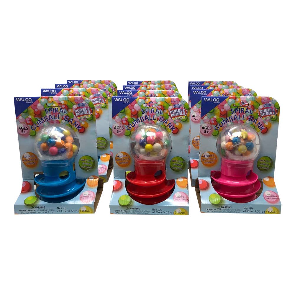 Assortiment de 2 de chaque couleur dans un étui Banque de gommes à spirale Waloo en vente sur Faire0
