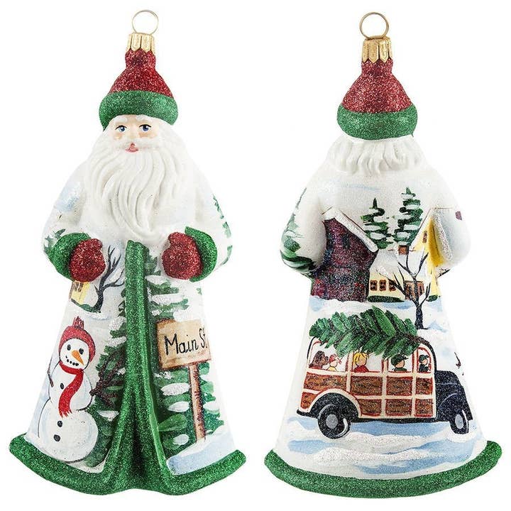 Main Street Natale USA Babbo Natale per la vendita all'ingrosso da parte di Joy To The World Collectibles