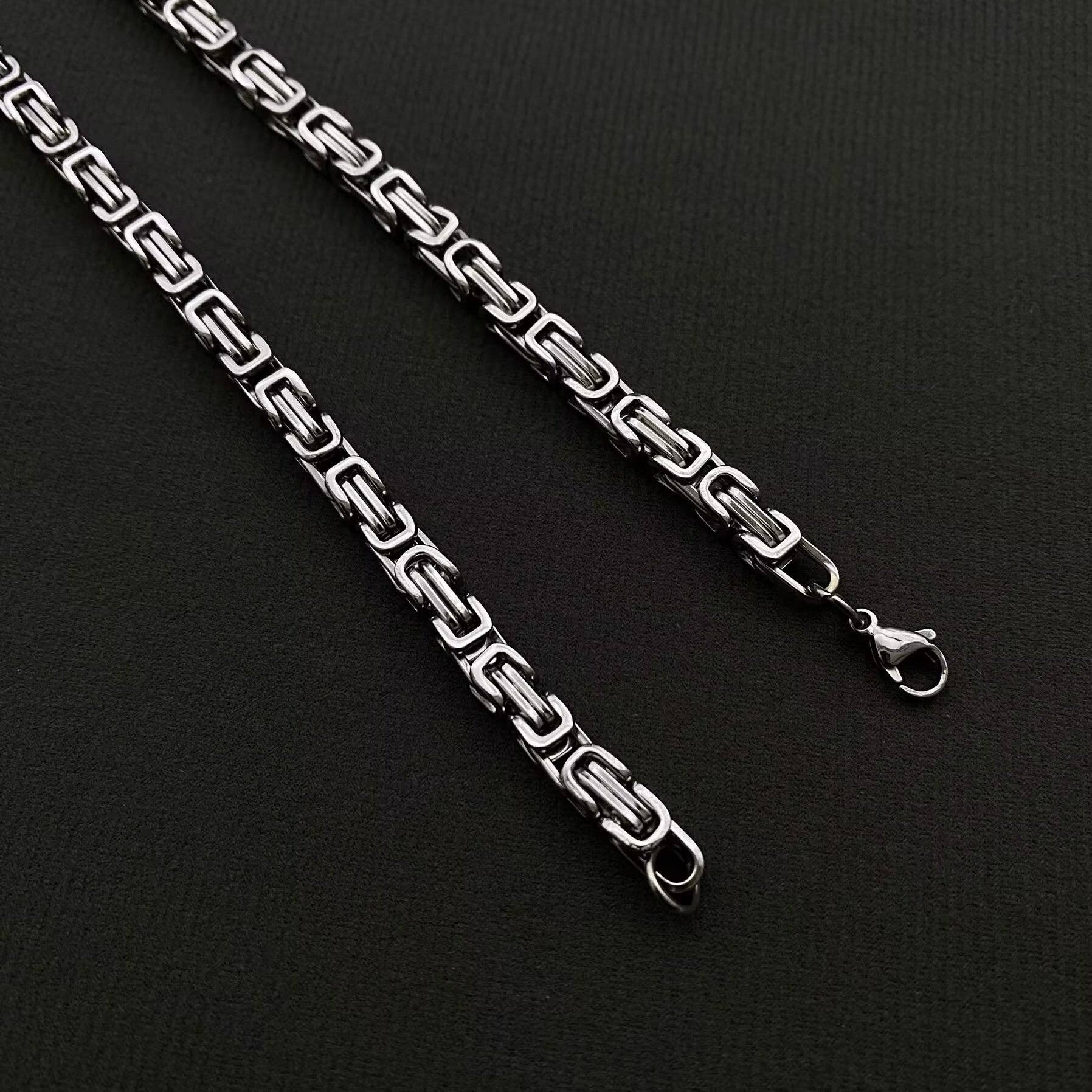 Mio Queena - Wholesale Link & Chain Necklace - Men's Stainless Steel Chain Necklace MIO66819 - MJ/MNP1