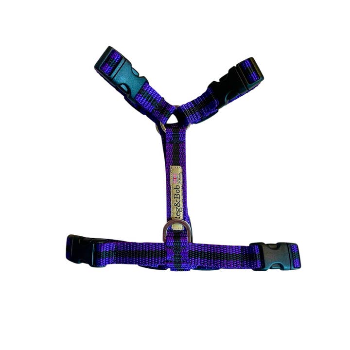 Reg&Bob - Wholesale Pet Harness - Dog - Reg&Bob Harness - S/M - Purple stripe1