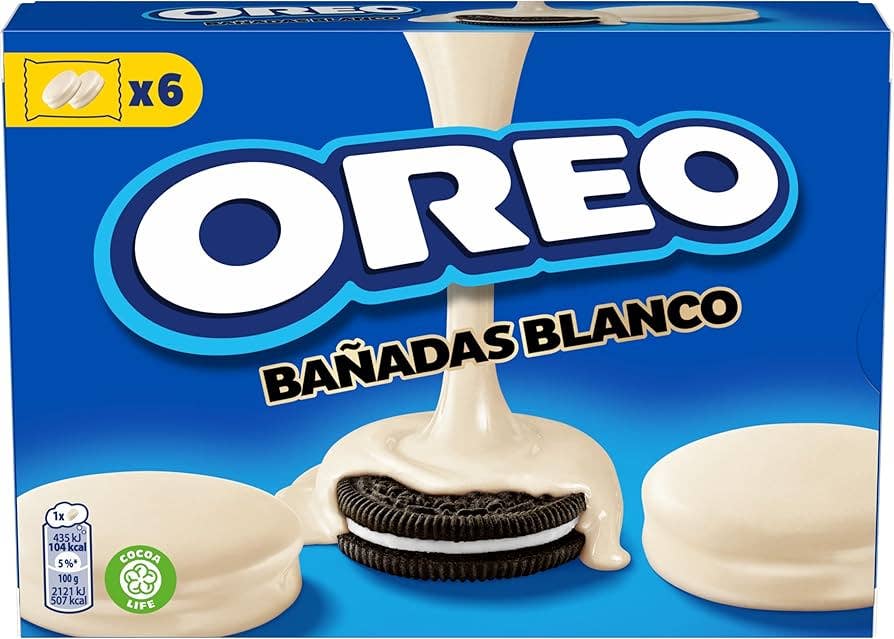 Snacky Candy - Wholesale Chocolate Covered Sweets - Oreo Banadas White Chocolate 246 gram 10 count (exotic)2