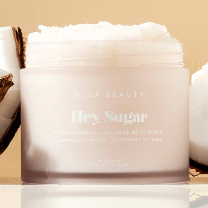 Hey, Sugar All Natural Body Scrub - Coconut Vanilla for wholesale by NCLA Beauty