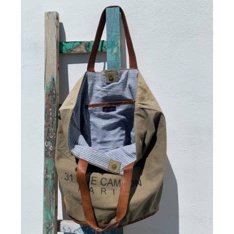 Casa Natura Design SL - Wholesale Beach Bag - Classic Tote Canvas Bag Daily or Beach - RETRO RR112