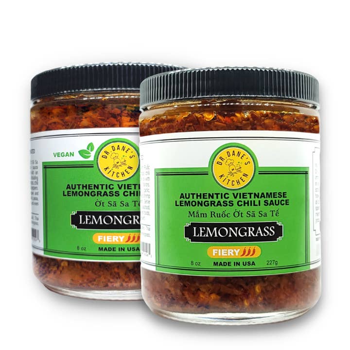 Dr. Dane's Kitchen - Wholesale Hot Sauce - Authentic Vietnamese Lemongrass Chili Sauce "Texas Two-Step" (Sa Te)