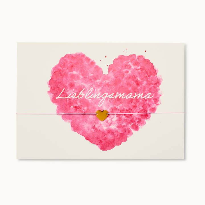 Armband-Karte: Lieblingsmama for wholesale by by Vivi.