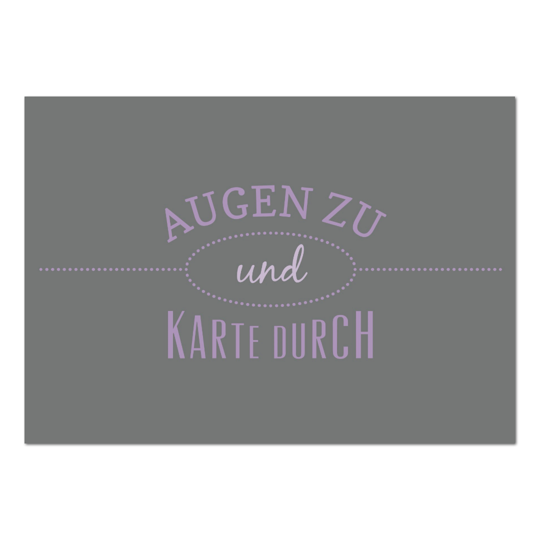 Rabenmütter Verlag UG - Wholesale Postcard - Postcard “Eyes Close”0