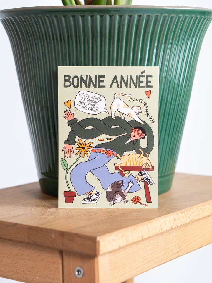 Gott nytt år - Jag delar ut mina kramar för wholesale av Amélie Seghers