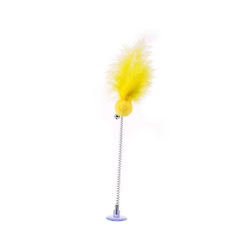 PAWPAWwholesale - Wholesale Pet Toy - Cat - Cat Teaser Wand, Suction Base,Pet Toy_CWMM52099