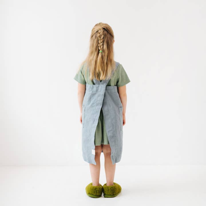 Linen Tales (We cover U.S. import duties) - Wholesale Apron - Kids - Kids Linen Pinafore Apron in Various Colors5